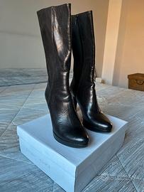 Stivale plateau in pelle Germano Zama