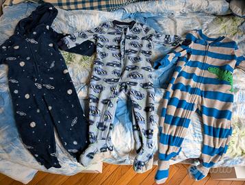 Pigiami interi bimbo 2 anni