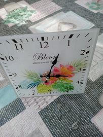 Orologio in vetro 