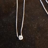 Collana argento 925 punto luce