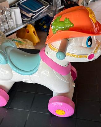 Chicco Cavallino Bianco Rosa Arancione Turchese