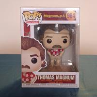 Funko Pop Thomas Magnum 964 Magnum P.I. con scato.