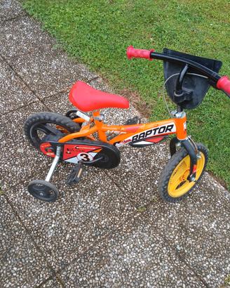 bicicletta bambino con rotelle 2/3/4 anni