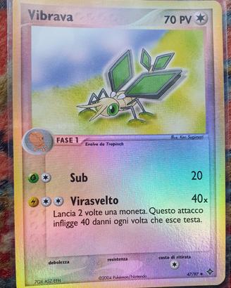 Carte Pokemon-Vibrava(Ita,Holo/Foil,Ex,Ex Dragon)