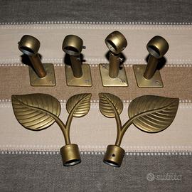 Terminali in metallo per bastone tenda