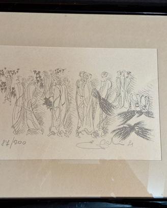 Stampa in bianco e nero numerata 87/200 del 1981