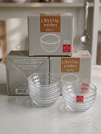 Set 3 Ciotoline in Cristallo RCR "Crystal Wishes 