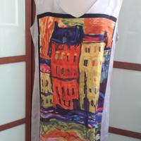 abito estivo smanicato donna 