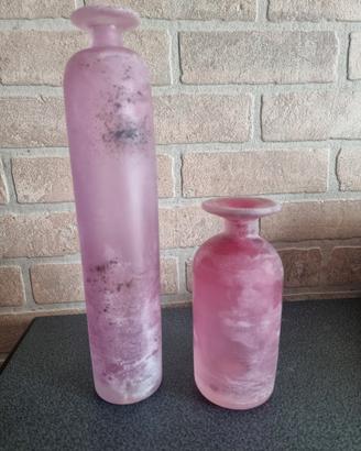 Coppia di Vasi Scavo Gino Cenedese, Murano  
