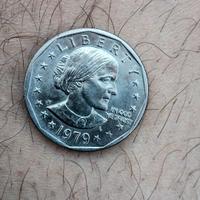 moneta da un dollaro coniata in argento del 1979