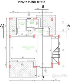 Terreno edificabile con progetto villetta ind