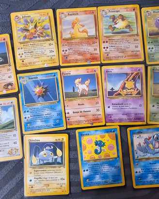 carte pokemon lotto misto 