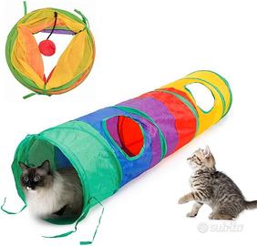 Gioco tunnel per gatto o animali domestici in casa