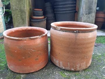 VASI IN TERRACOTTA ANTICHI PER ESPOSIZIONE