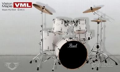 Batteria Pearl VISION VML 925 Maple WHITE Glacier