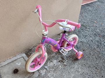 Bicicletta per bambina con rotelle
