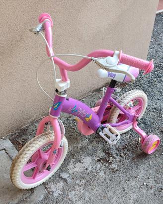 Bicicletta per bambina con rotelle