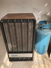 Stufa con bombola a gas