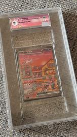 Carta pokemon mewtwo promo 151 graad 9.5 ita