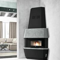 Caminetto inserto a pellet eva calor giotto 12 kw
