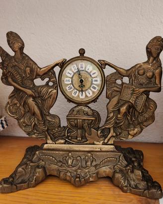 orologio da tavolo in ottone 