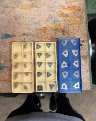 Placchette utensili tornio - vari tipi e materiali