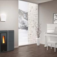 Termostufa a pellet ermetica ventilata slim EVELYN