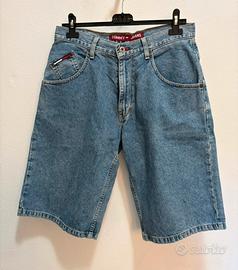 Tommy Jeans bermuda jeans azzurro M uomo