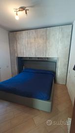 letto contenitore e armadio a ponte