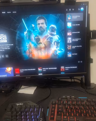 PC gioco ufficio completo