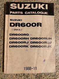 Parts Catalogue Catalogo Ricambi Suzuki DR 600 R