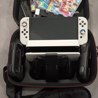 Nintendo Switch Oled+videogiochi+accessori