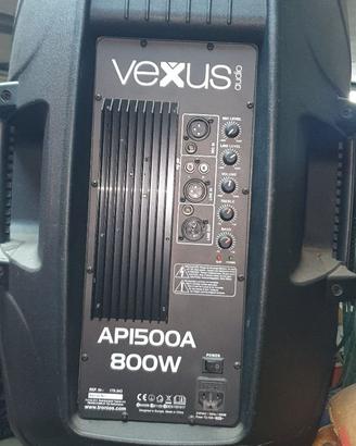 -Coppia Casse VEXUS API500A 800W
