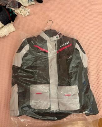 Giacca moto touring donna + paraschiena