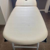 Lettino per estetica professionale in simil pelle