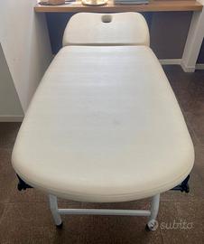 Lettino per estetica professionale in simil pelle