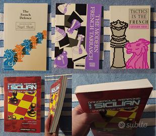 Blocco di 7 Libri di Scacchi