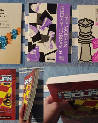 Blocco di 7 Libri di Scacchi
