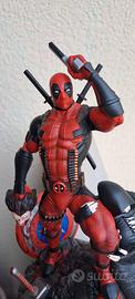 figure resina 3d dipinta a mano deadpool avengers