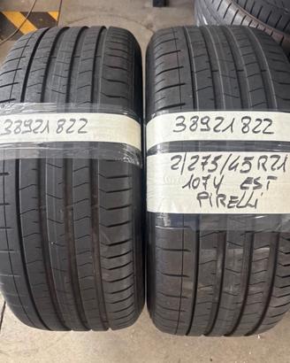 2) 2754521 107Y Gomme NUOVE SMONTATE DOT 1424 ESTI