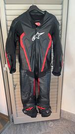 Tuta moto alpinestars replica  intera taglia 50