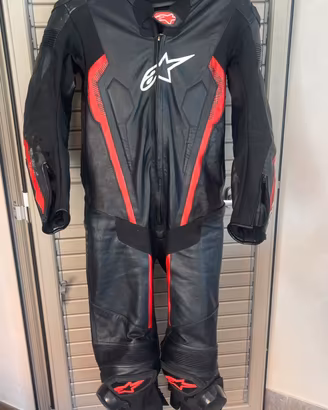 Tuta moto alpinestars replica  intera taglia 50