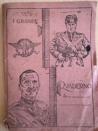quaderno epoca fascista