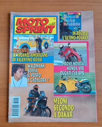 Motosprint 1998 valentino rossi vfr ducati 748 sps