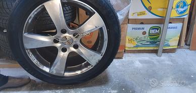 bmw x1 e 84 ruote complete  runflat