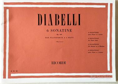 Spartiti per pianoforte a 4 mani