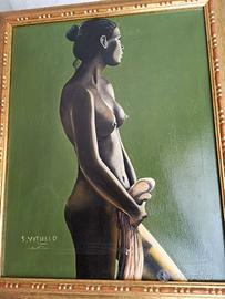 Quadro d'autore olio su tela 50x40 certificato