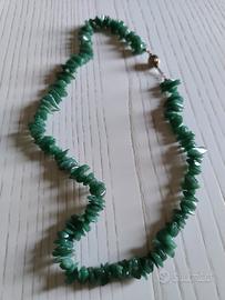 Collana pietre verdi