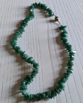 Collana pietre verdi