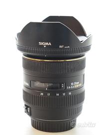 SIGMA 10-20 F 4.5-5.6 DC HSM X CANON